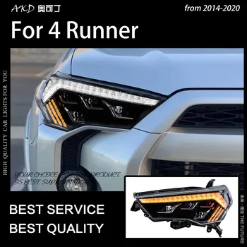 Car Styling Pea Lamp 4 Runner Esituled-2020 4Runner LED Vilkur PÄEVATULED, Dünaamiline Signaali projektori objektiivi auto Tarvikud