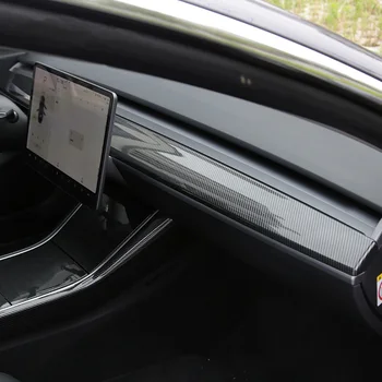 Carpet Kriips matt Tesla Model 3 2017-2020 Auto Armatuurlauale Samet Kate Must plokid tolm vähendab müra auto tarvikud