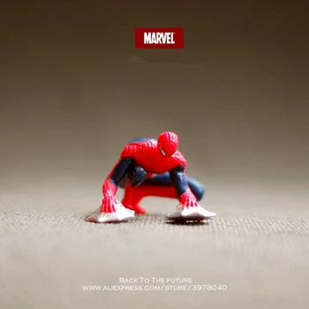 Disney Marvel Avengers Spider Man Magnet 3,5 cm Tegevus Joonis Poos Anime Teenetemärgi Kogumise Figuriin Mänguasi mudel lastele