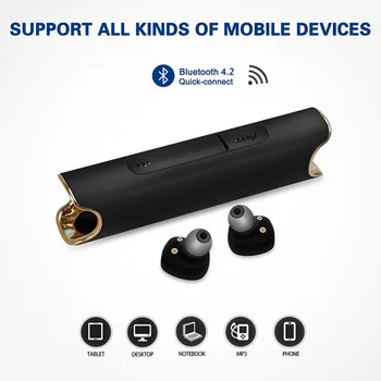 DISOUR VASTUTUSE S2 TWS Bluetooth-Earbuds Mini Kõrvaklapid Stereo Sport Muusika Juhtmeta Peakomplekti Laadimine Kasti TWS Kuular Jaoks Xiaomi