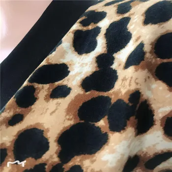 Echoine Juhutöö 3 Töö Seab Naiste Seksikas Leopardi Mustriga Must Vest Pika Varrukaga, Kanna Täispikk Kasukas Värvel Slim Pikk Pliiats Püksid