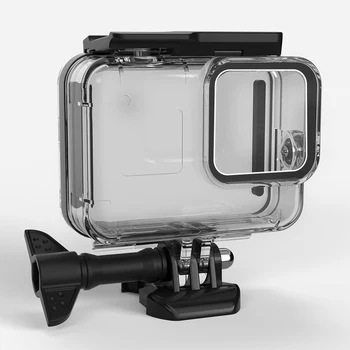 Eest gopro hero 8 must Sukeldumine veekindel korpus kest koos anti-fog sisesta jaoks go pro 8 must tarvikud action kaamera tarvik