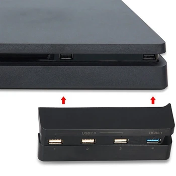 Eest Ps4 Super Slim Tarvikute Komplekt Jahutus Ventilaator + jaoks Ps4 Slim Usb Hub Usb ( 3.1 Usb 2.0 ) ja Sony Playstation 4 Slim
