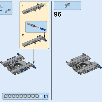 Ehitusplokid BulkTechnic Osad 2tk TURNTABLE Z60 ühilduvad lego lapsed poiste mänguasi NOC6109283
