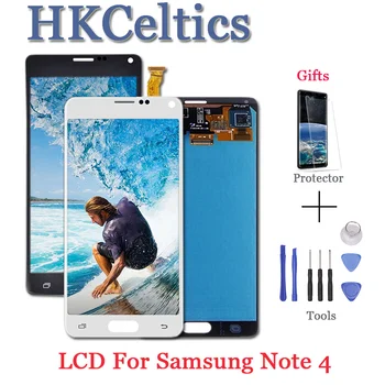 Ekraan Lcd Samsung Galaxy Märkus 4 Note4 N910 N910C N910A N910F N910H LCD Display+Touch Screen Digitizer Asendamine