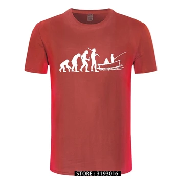 Evolutsioon Kala Tshirt Hunter Fishinger Pardal T-Särgi Suvel Brändi T-särgid Suured O-Kaeluse Puuvill Bränd Tops Tee