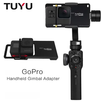Go Pro Pihuarvutite Gimbal Adapter DJI Osmo Zhiyun Sile Q Sile C Tõrgeteta 4 Feiyu SPG G5 jaoks Gopro 4 5 6 Yi 4k AEE SJ7 Kaamera