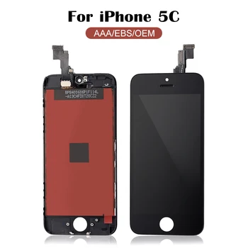 Hinne AAA iPhone 5 5C 5S SE LCD Puutetundlik Ekraan Täis Komplekt Kokkupanek Täielik Asendamine Ekraani+Home Nupp