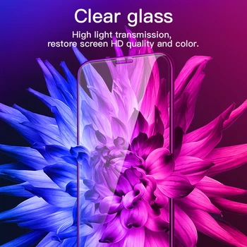 HOCO 2018 UUS Apple iPhone XR Full HD Karastatud Klaas, Kile Ekraani Kaitsekile Kaitsva liimi 3D Full Cover Ekraani Kaitse
