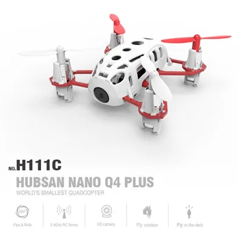 Hubsan H111C Q4 Pluss 720P HD Kaamera 3D Keerab RC Quadcopter RTF