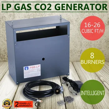 Hüdropooniline CO2 Generaator 8 Põleti Kerge Materjal Gaasi Tüüp Usaldusväärset HEA PRO