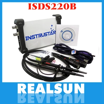 ISDS220B 4 IN 1 Multifunktsionaalne ARVUTI USB virtuaalne Digitaalne ostsilloskoop+Spektri Analüsaator+DDS+Sweep signaali generaator 60M 200MS/s