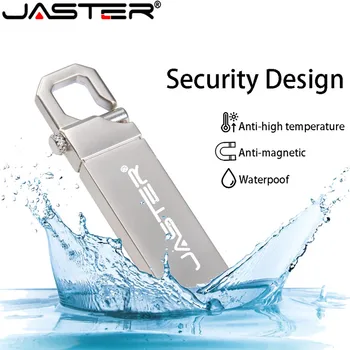 JASTER Super Mini Metallist karabiin key USB flash drive 4GB Pendrive 8GB 16GB 32GB 64GB Pen Drive 2.0 Usb Flash Drive