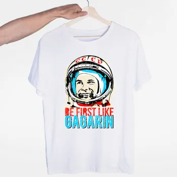 Juri Alekseyevich Gagarin T-särk O-Kaeluse, Lühikeste Varrukatega Suvine Vabaaja Mood Unisex Meeste ja Naiste Tshirt