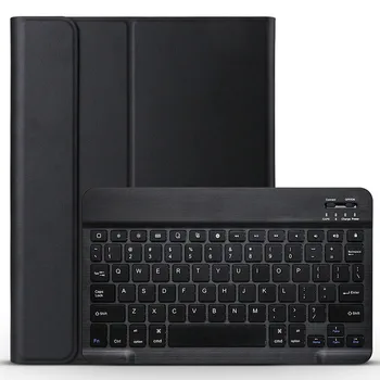 Keyboard Case For Samsung Galaxy Tab 10.5 2018 SM-T590 SM-T595 T590 Tablett Nahast Kate vene inglise Bluetooth Klaviatuur