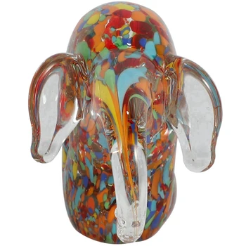 Kujukeste Tabel Ornament Skulptuur Wild Life Figuriin Käsitöö Käsitöö Käsitsi Puhutud Klaas Art Home Decor Kingitus
