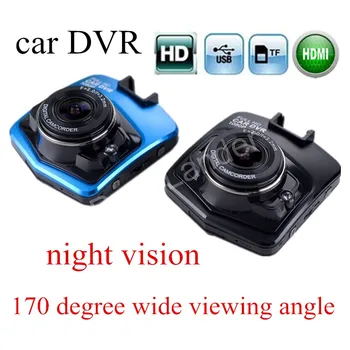 Kuum Auto Video Registrator GT300 Car DVR Kaamera Täieliku Öise Nägemise Kriips Cam Diktofon Novatek 170 kraadine lai vaatenurk