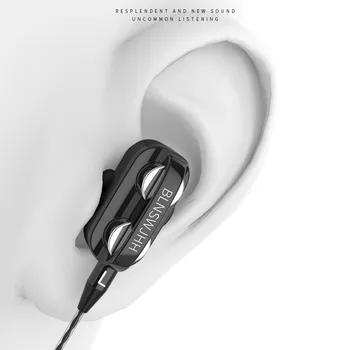 Kõrvaklapid mikrofoniga juhtmega Kõrvaklapid 3,5 mm Super Bass kõrva HIFI Stereo Kõrvaklapid Earbuds Kõrvaklapid Headset Koos Mic