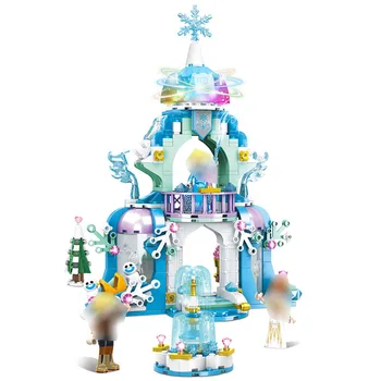 Külmutatud Seeria Printsess Komplekt ehitusplokid Kuninganna Lossi Tellised Mänguasjad Lumi Maailma Arvud Mänguasi on Parim Kingitus Lastele