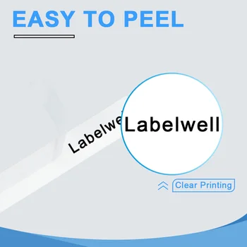 Labelwell 3PK 11.7 mm Hse231 Heat Shrink-Torud Vend Hse-231 Hse231 Must Valgel lindid Brother P-Touch label maker,