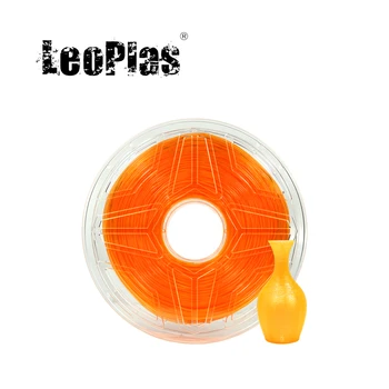 LeoPlas 1kg 1.75 mm Painduv Pehme Selge Oranži Kummist TPÜ Hõõgniidi 3D Printeri Tarvikud printeritarvikute