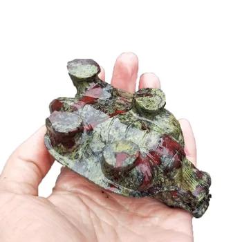 Looduslik Kristall Kivi Lohe Veres Kivi Dragon Kilpkonn Nikerdatud Figuriin Kivi Tšakra Tervendavat Reiki Kivi Feng Shui Käsitöö