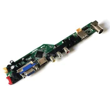 LVDS 20-Pin VGA+AV+USB-DIY kit 1-CCFL 1024*768 LCD-ekraanil LP150X1/LP150X2/LP150X04 universal controller sõita pardal