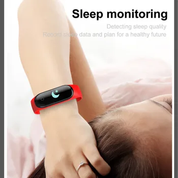 M4 Smart-Band Käepael, vererõhu -, Südame Löögisageduse Monitor Pedometer Sport Käevõru Tervise Fitness Käevõru Android ja IOS