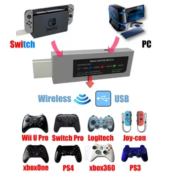Mayflash Traadita PS4/PS3/Xbox Üks S Töötleja Võitlus Stick Adapter Magic-NS jaoks Nintend Lüliti NS PC/NEOGEO MINI