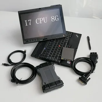 MB Star 6 SD-C6 VCI diagnoosimise Vahend DOiP V12.2020 xen kohta-proovige mercedes autod 360GB SSD ja kasutatud Sülearvuti X201T I7 PROTSESSOR 8G RAM