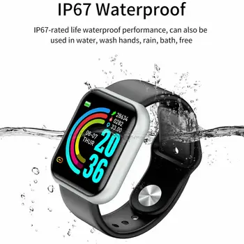 Mehed naiste smart watch smartwatch 2020 Fitness Kellad Tracker Heart Rate Tracker pildistamine
