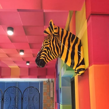 [MGT] Seina Kaunistamiseks Skulptuur Sebra Pea Kuju Kodu Kaunistamiseks Tarvikud Vaik Loomade Kuju Jõulud Room Decor Nodic