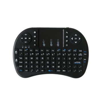 Mini i8 Juhtmeta Klaviatuuri, 2.4 GHz inglise vene tähed Õhu Hiirt, puldiga Touchpad Android TV Box Sülearvuti Tahvelarvuti