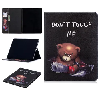 Mood Prindi PU Leather Case For Apple iPad Pro 12.9 tolline 2018 Tableti Kate iPad Pro 12.9 klapp rahakott cartoon Seista hoidja