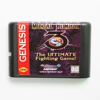 Mortal Kombat 3 Ultimate Fighting Mängu 16 bit MD Mäng Kaardi Jaoks Sega Mega Drive Jaoks Genesis