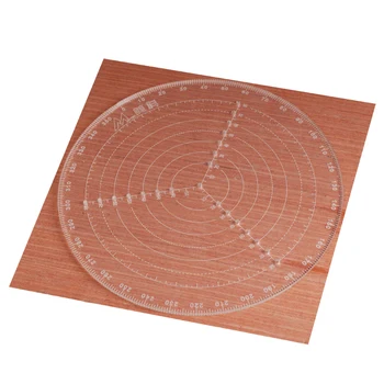 Märgistus Center Finder Vahend Puidutöötlemine Kompass Woodturners Kausid Treipingi Akrüülist Drawing Circles Läbimõõt 200MM 300MM