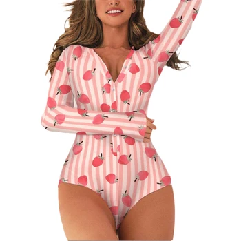 Naiste Armas Prindi Seksikas bodysuit playsuits naiste pidžaama Clubwear Pijama sleepwear lühike kombekas sleepwear