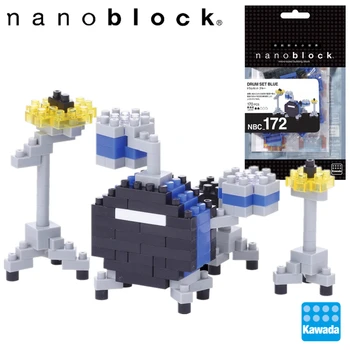 Nanoblock Drum Set Mini Kogumise Seeria NBC-172 170 Tükki Diamond ehitusplokid Loominguline Mänguasi Lastele Kollektsiooni