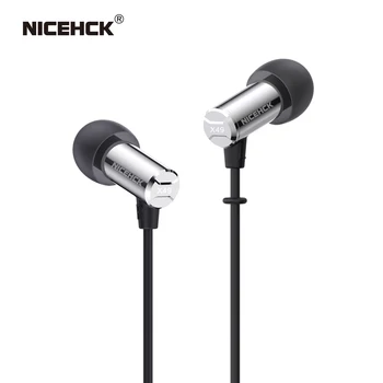 NICEHCK X49 Ühe BA Tasakaalustatud Armatuuri Juht Earbud HIFI Metall-Ear Kõrvaklapid Jälgida Une Mäng Muusika Traadiga Mic Kõrvaklapid