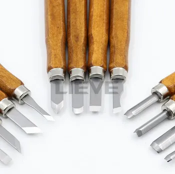 Nikerdamiseks nuga Käsitsi puidu nikerdamiseks nuga Kummist nikerdamist määrata Puidu nikerdamiseks wenwan vahendid Imitatsioon mahagon 12tk puidutööstuse tööriistad