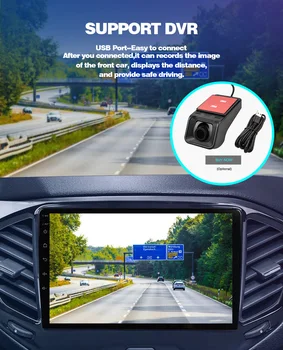 OKNAVI Auto Gps Navigatsiooni NR 2, 2 Din Auto Bluetooth-Raadio Mängija Android 9.0 Mms 4G WIFI 8 Core jaoks VW Tiguan 2010-