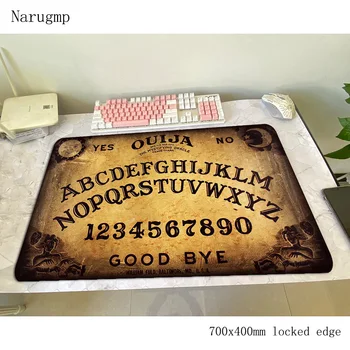 Ouija board mouse pad 700x400x3mm gaming mousepad anime geel office notbook laua mat Isiksuse padmouse mängud pc gamer matid
