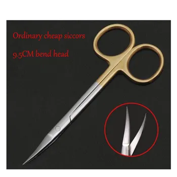 Painutage pea mikro-Sarvkesta käärid Käsi tööriist Kirurgia roostevabast terasest Oftalmoloogilised Instrumendid kõrge kvaliteediga