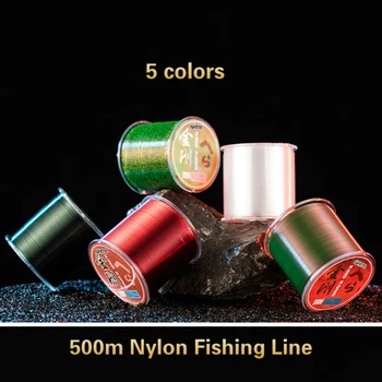 Parim Nylon Monofilament tamiil EI Fluorosüsivesinikel 500M Karpkala kalapüügi Peamine Joon Tarvikud Põhiliinidel Tippet