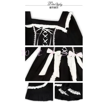 Populaarne Gooti Lolita Kleit Jaapani Stiilis Kawaii Riided Segast Vintage Disainer Kleit Langevad Kleidid Naistele