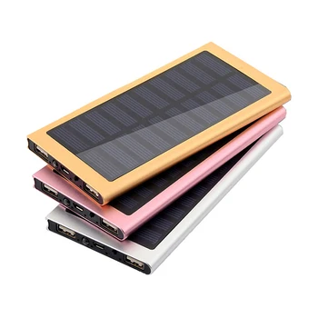 Portable Power Bank 1* 7566121 Solar Power Bank Juhul DIY Box Dual USB Kit Telefoni Laadija Taskulamp 143*75*9mm
