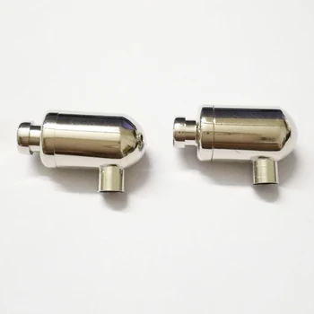 Puhas Vask 8mm Juhi Ühik Metallist Kõrvaklappide Korpus Kõrvaklappide DIY Shell Puhul MMCX Pistiku Pesa