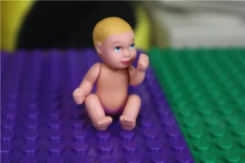 Pvc joonis mudel mänguasi Simulatsiooni baby doll mudel teenetemärgi 2pcs/set