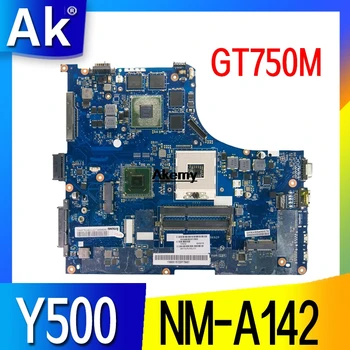 QIQY6 NM-A142 Sülearvuti emaplaadi Lenovo IdeaPad Y500 originaal emaplaadi GT750 HM76