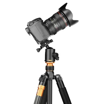 QZSD Q999C süsinikkiust Statiiv 16.92~62.59 tolline Max Koormus 33 Ib koos kuulpeaga Canon Nikon Pentax, Sony